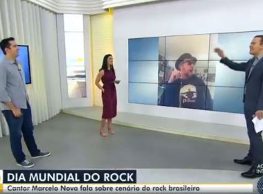 No Dia do Rock, Marcelo Nova faz discurso negacionista no Jornal da Manhã