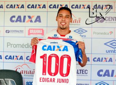 Edigar Junio faz jogo 100 pelo Bahia contra o Botafogo-PB: 'Motivo de muito orgulho'