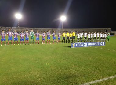 Bahia vence o Botafogo-PB fora de casa e coloca um pé nas semifinais do Nordestão