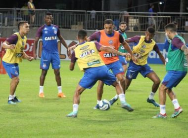 Bahia treina na Arena Fonte Nova e encerra preparação para final contra o Sampaio