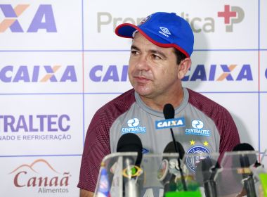 'A gente merecia o triunfo', diz técnico do Bahia após empate em Chapecó