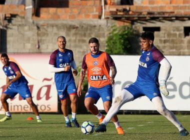 Bahia encerra preparação para enfrentar o Palmeiras 