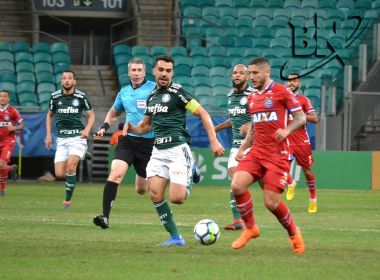 VAR entra em cena, Bahia joga bem, mas fica no empate com Palmeiras pela Copa do Brasil