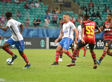Após abrir os caminhos do triunfo, Gregore fala da jogada do primeiro gol do Bahia