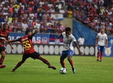'É um sonho de criança', diz Ramires após estrear com nos profissionais do Bahia
