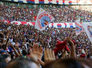 Ingressos à venda para o duelo entre Bahia e Palmeiras
