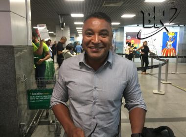 Roger Machado desembarca em Salvador para assumir o Bahia: 'Feliz e otimista'