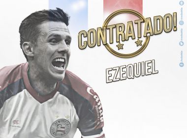 No BID: Ezequiel está apto para estrear pelo Bahia no jogo contra o Corinthians