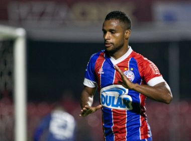 Autor do gol, Élber destaca 'grande jogo' do Bahia diante do São Paulo