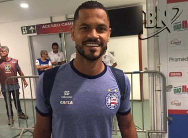 Elton fala da recepção da torcida ao time do Bahia na chegada na Fonte Nova
