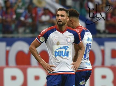 Gilberto não viaja para Fortaleza e volta a desfalcar o Bahia contra o Ceará
