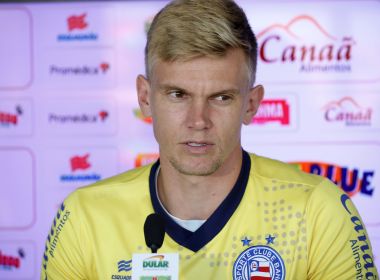 Após empate, Douglas destaca 'personalidade e coragem de jogar' do Bahia 