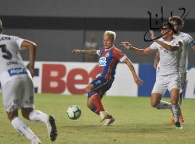 Em Pituaçu, Bahia perde para o Santos pelo Campeonato Brasileiro 