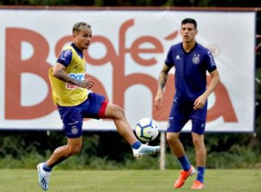 Debaixo de chuva, Bahia continua preparação para enfrentar o CSA