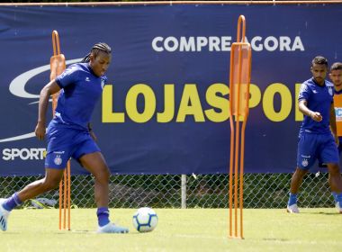 No Fazendão, Bahia faz último treino antes de viajar para São Paulo