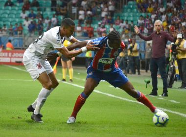 Bahia sofre com a trave e perde para o Athletico-PR na Arena Fonte Nova