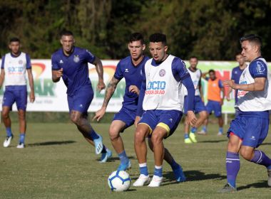 Com todos em campo, Bahia segue preparação para enfrentar o Inter 