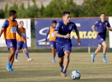 Em treino fechado, Bahia continua preparação para jogo contra o Santos