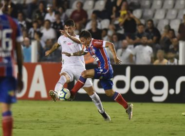 Bahia sucumbe diante do Santos e acumula terceira derrota seguida