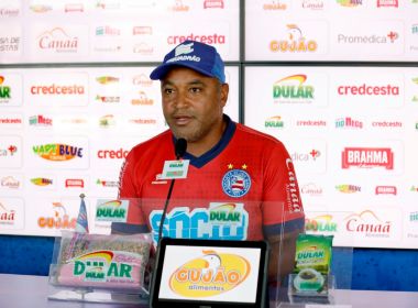 Roger admite que Bahia está pressionado, mas ressalta confiança na equipe