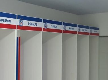 Nome de Clayson já aparece no vestiário da Cidade Tricolor