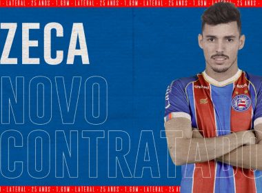 Bahia anuncia venda de 15% dos direitos de Moisés e confirma Zeca