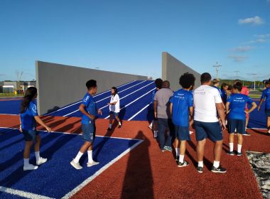 Time feminino do Bahia se reapresenta e conhece instalações do novo CT