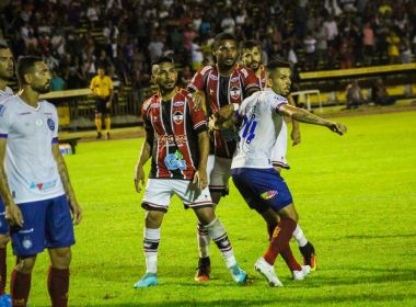 Bahia joga mal, perde para o River-PI e está fora da Copa do Brasil