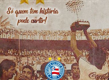 Segundo título brasileiro do Bahia completa 31 anos nesta quarta; Evaristo relembra