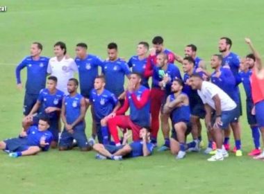 Com direito a Bellintani no rachão, Bahia encerra preparação para pegar o Náutico