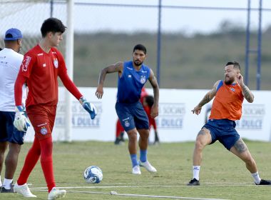 Com Rossi no campo, Bahia finaliza preparação para 1º jogo contra o Ceará