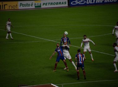 Bahia sai na frente, mas perde chance e cede empate ao São Paulo no Morumbi