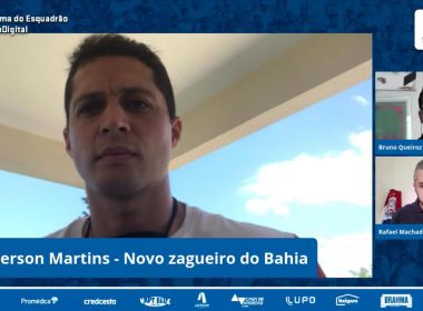 Contratado pelo Bahia, Anderson Martins se diz motivado: 'Vou honrar essa camisa'
