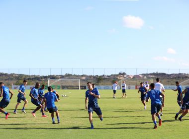 Regenerativo e treino com bola: Bahia se reapresenta de olho no Fortaleza