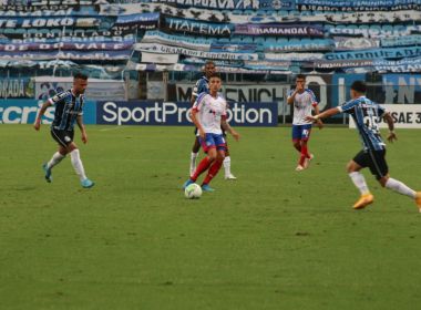 Bahia perde para o Grêmio, chega na 7ª derrota seguida e pode fechar rodada no Z-4