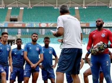 Equipe de transição do Bahia treina na Arena Fonte Nova em preparação para o Baiano