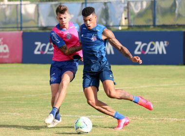 Time principal e de transição do Bahia realizam jogo-treino no CT