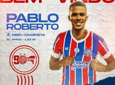 Pablo é registrado no BID e fica apto para estrear pelo Bahia