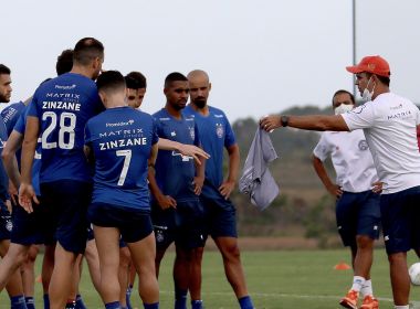 Bahia segue trabalho de olho no Fortaleza; Thaciano faz 1º treino com o time