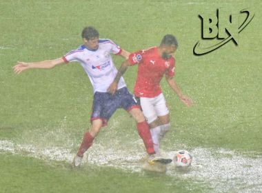 Bahia sai atrás, mas reage e busca empate com o Independiente em Pituaçu