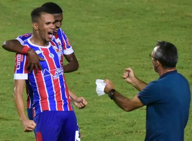 Autor de gol do Bahia na semifinal do Baiano, Pablo ressalta: 'Não tem nada ganho'