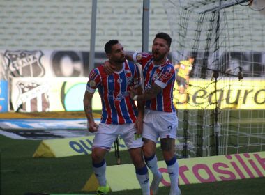 Em tarde de Gilberto, Bahia supera o Ceará de virada na Arena Castelão