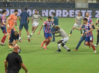 Briga no Nordestão: STJD aumenta pena de jogadores do Bahia e tira um mando