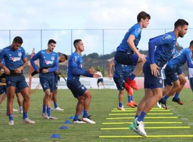 Físico, bola parada e finalizações: Bahia segue preparação para encarar o Flamengo