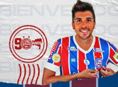 Bahia oficializa contratação do argentino Lucas Mugni, ex-Flamengo e Sport