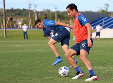 Com tático e finalizações, Bahia faz penúltimo treino antes de enfrentar o Atlético-GO