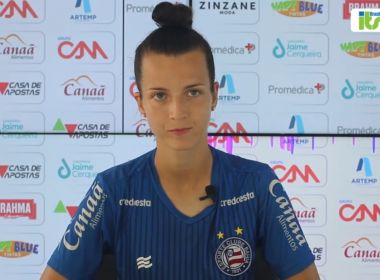 Nova zagueira do Bahia, Lauren espera ajudar na defesa e com gols