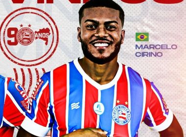 Novo reforço, Marcelo Cirino chega ao Bahia para fazer exames médicos