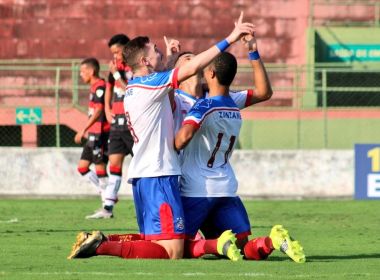 De virada, Bahia vence Vitória no 1º jogo da final do Campeonato Baiano sub-20