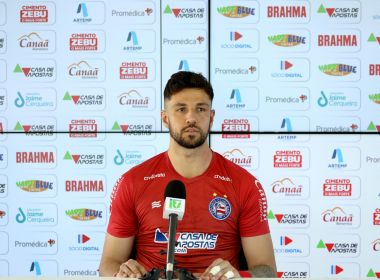 Fã de Dida e Buffon, Mateus Claus projeta evolução como goleiro titular do Bahia